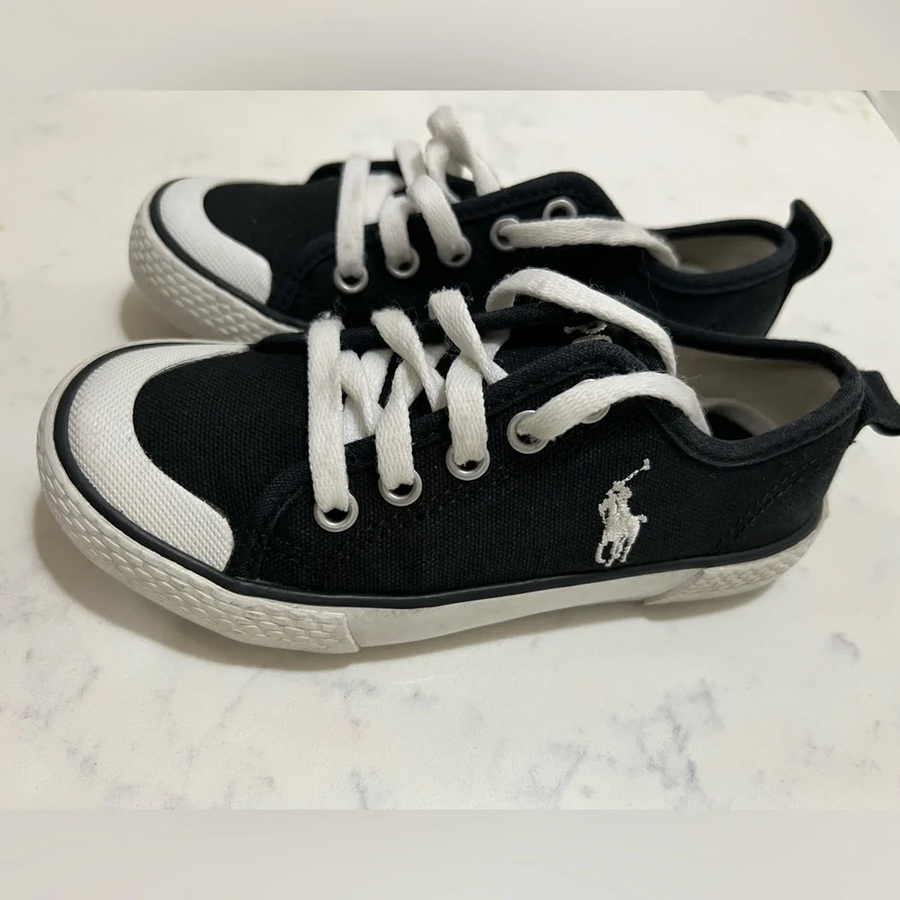 Kids Black and White Sneakers